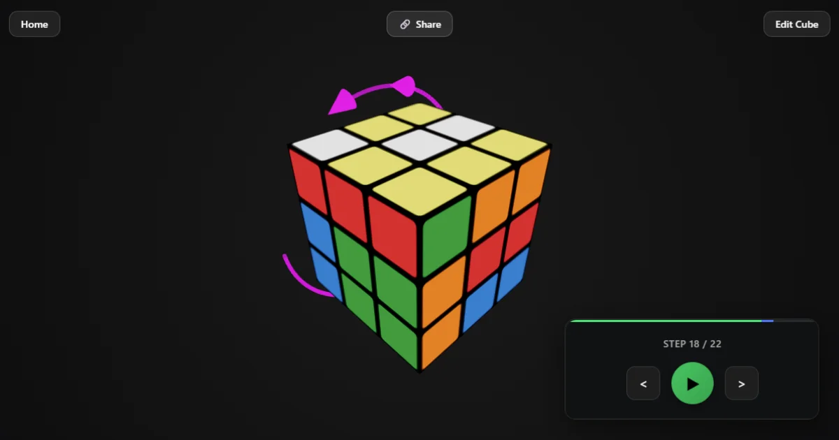 Rubik’s Cube Solver with Fast Camera Scan | CubeUnstuck